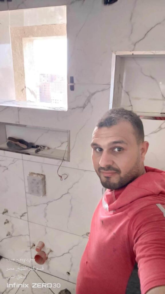 طريقة تركيب بورسلان ١٢٠٦٠ فى الحمام